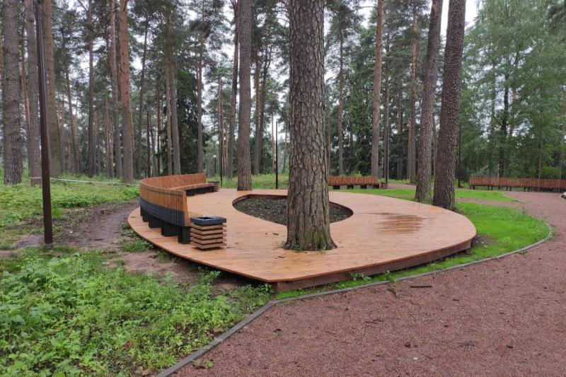 Парк «Заречный», город Луга, Ленинградская область, 2020 г. - фото от Punto Group
